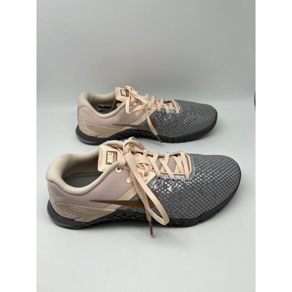 Nike Metcon Silver & Peach 004 Sticky RB Sneakers Size 9M - Picture 3 of 11